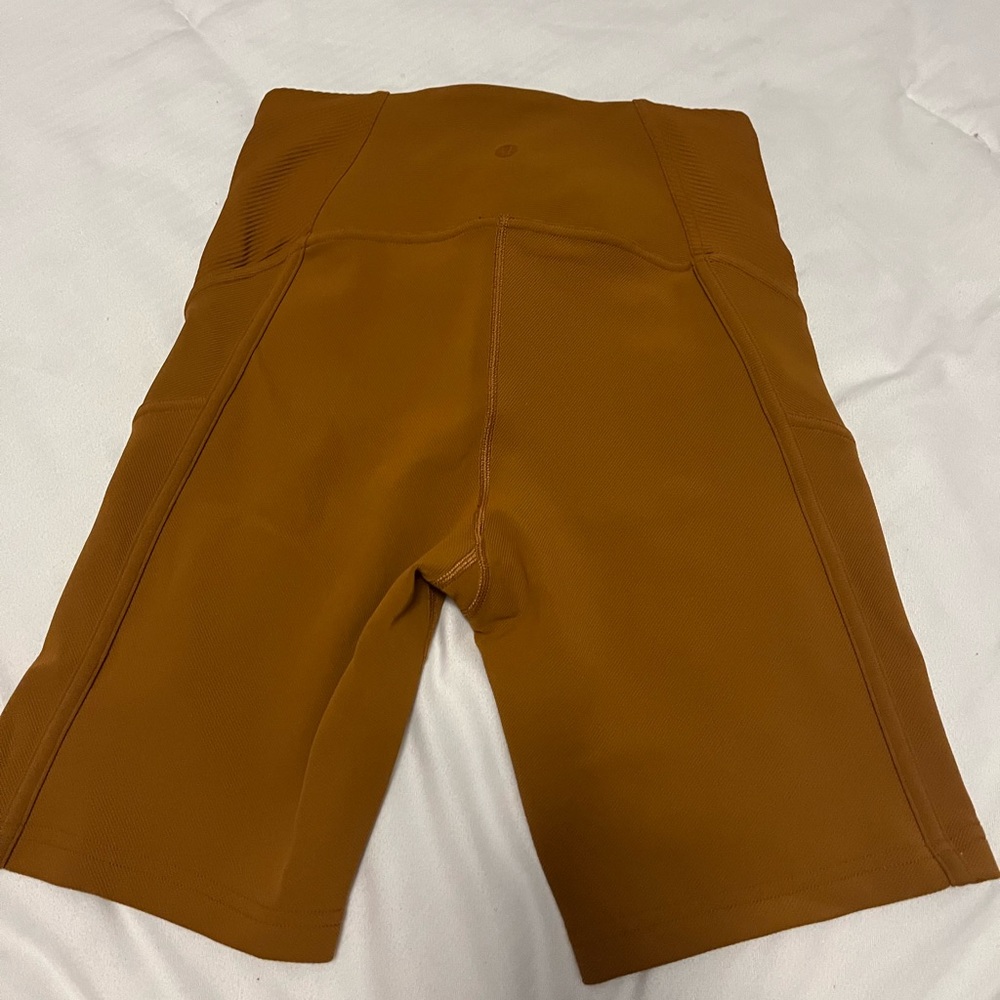 Lululemon high rise biker shorts